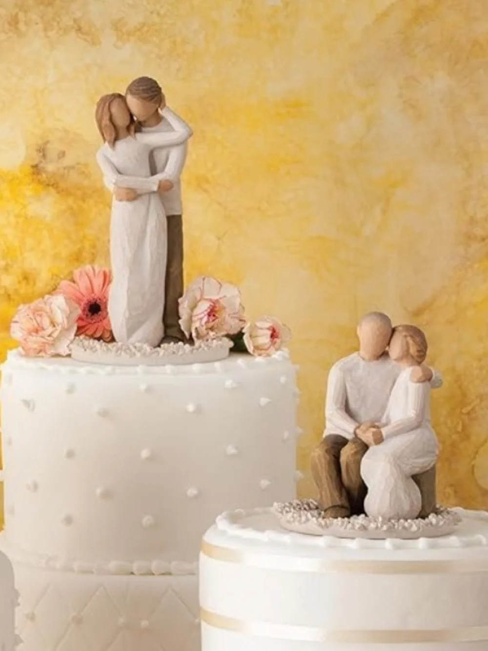 Willow Tree Anniversary, Sculpted Hand-Painted Cake Topper
