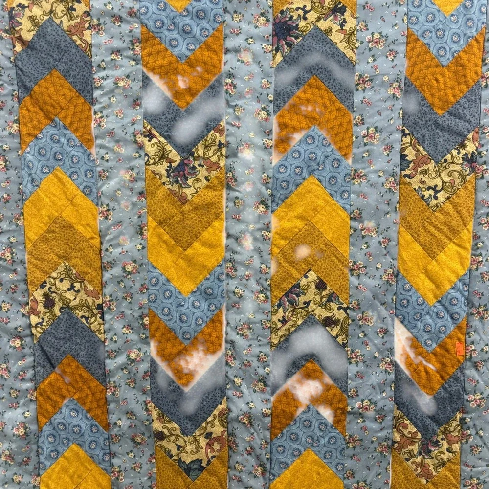 Handmade quilted wall