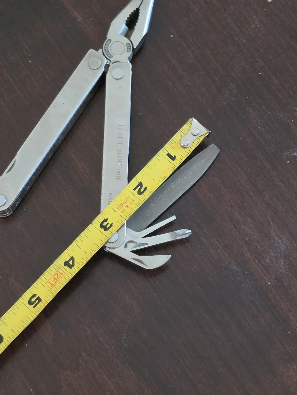 Leatherman Multi-Tool with Leather Sheath, Vintage, Made In Usa Portland
