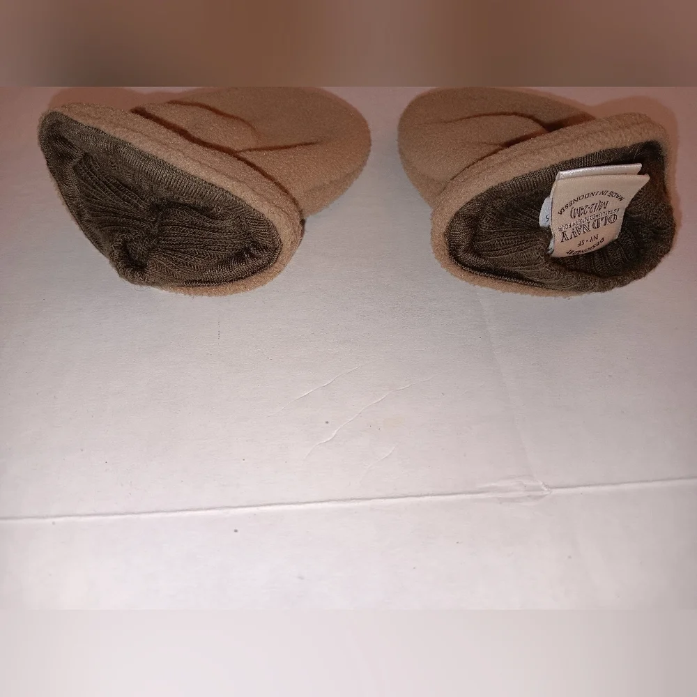 Baby Fleece Mittens For Toddler Babies Tan Brown Elastic Soft