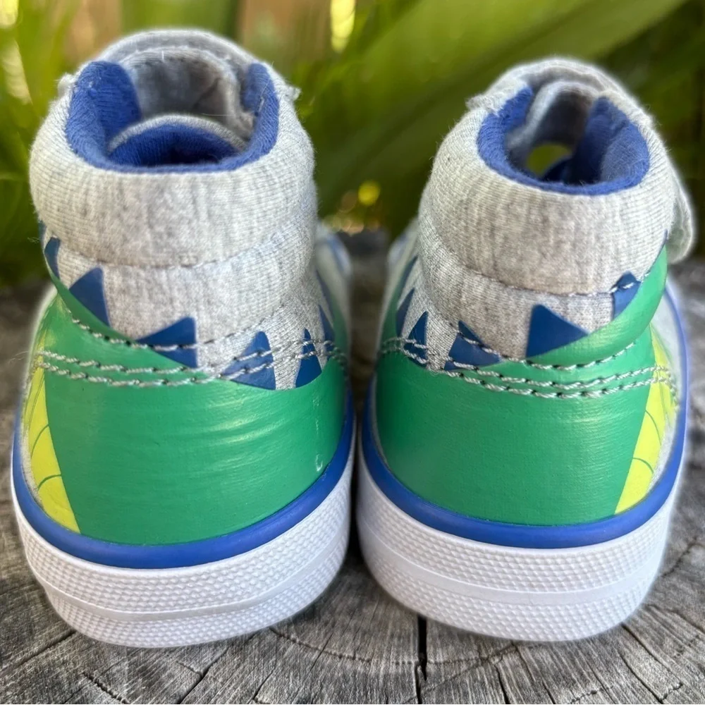Gymboree Boys T-Rex Dino Dude Hi Top Sneakers