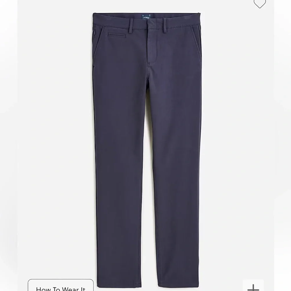 J crew navy 770™ Straight-fit midweight tech pant