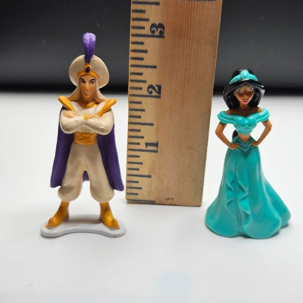 Disney Aladdin & Jasmine‎ PVC Figurine Lot Small Figures Cake Toppers