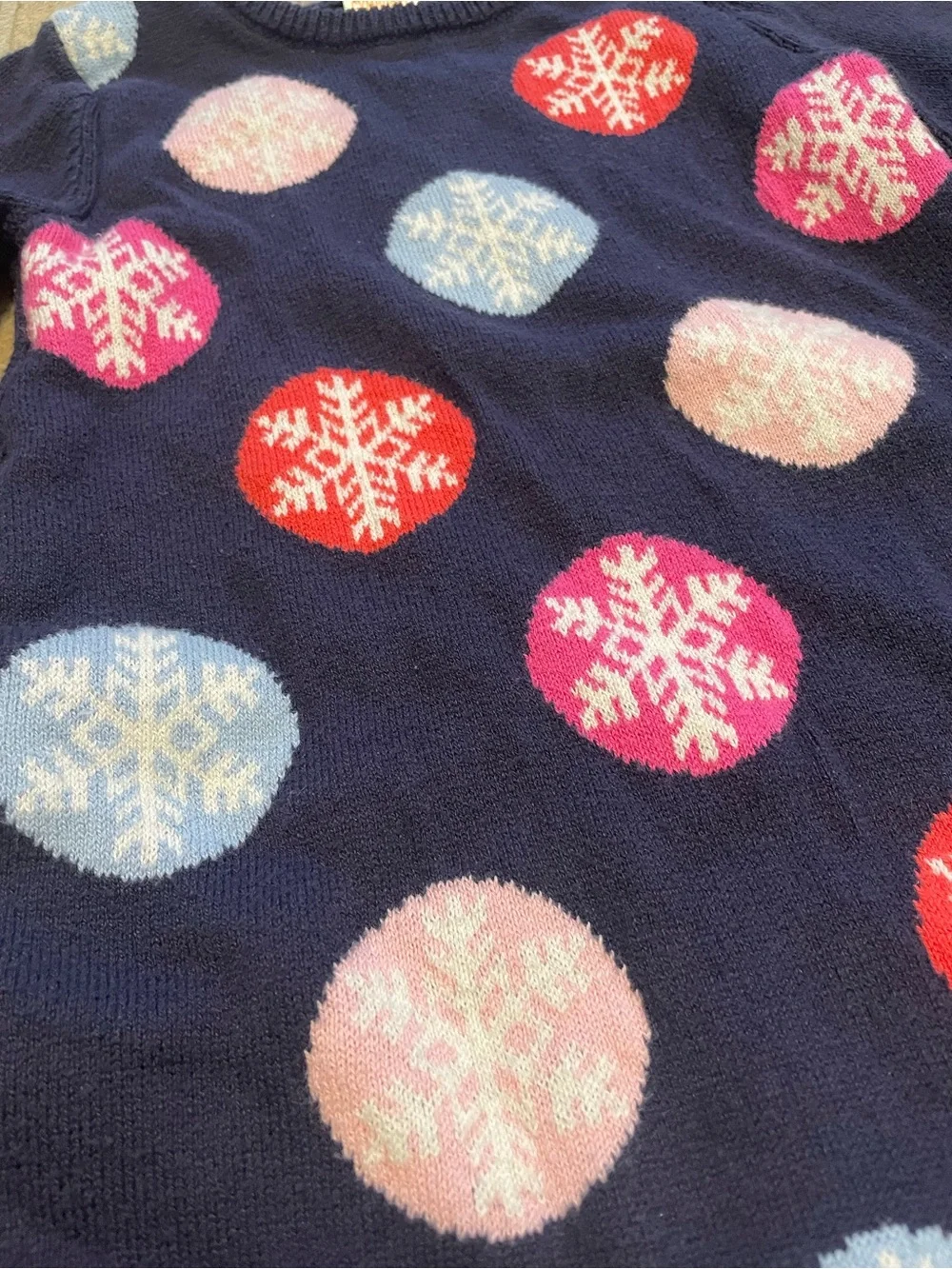 Gymboree Winter Snowflake Knit Dress