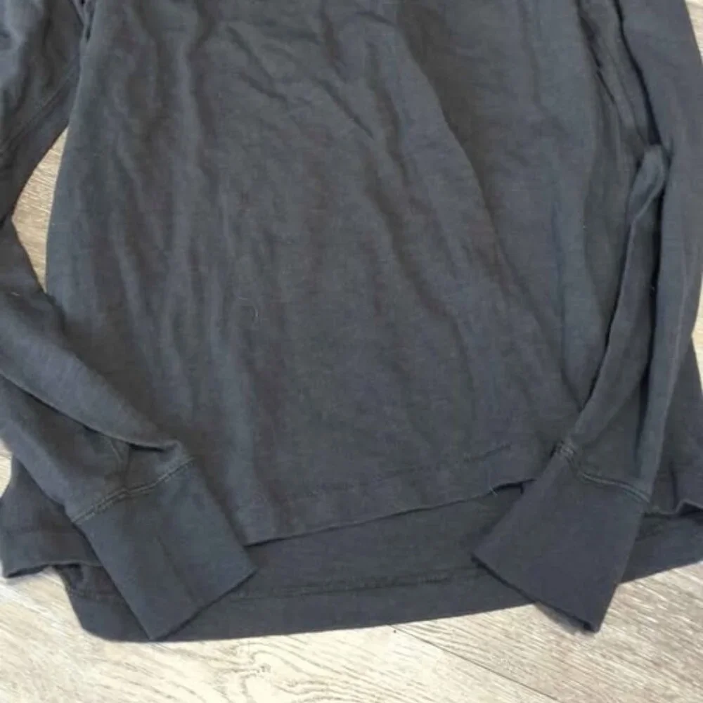 J Crew Shirt mercantile‎ medium Grey henley Tee Long Sleeve