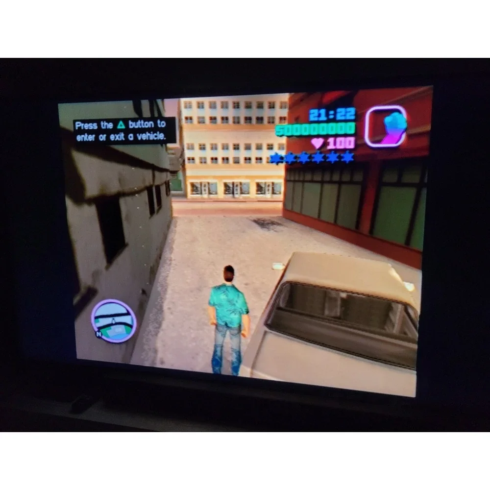 Grand Theft Auto Vice City (Sony PlayStation 2, 2002) PS2 Video Game