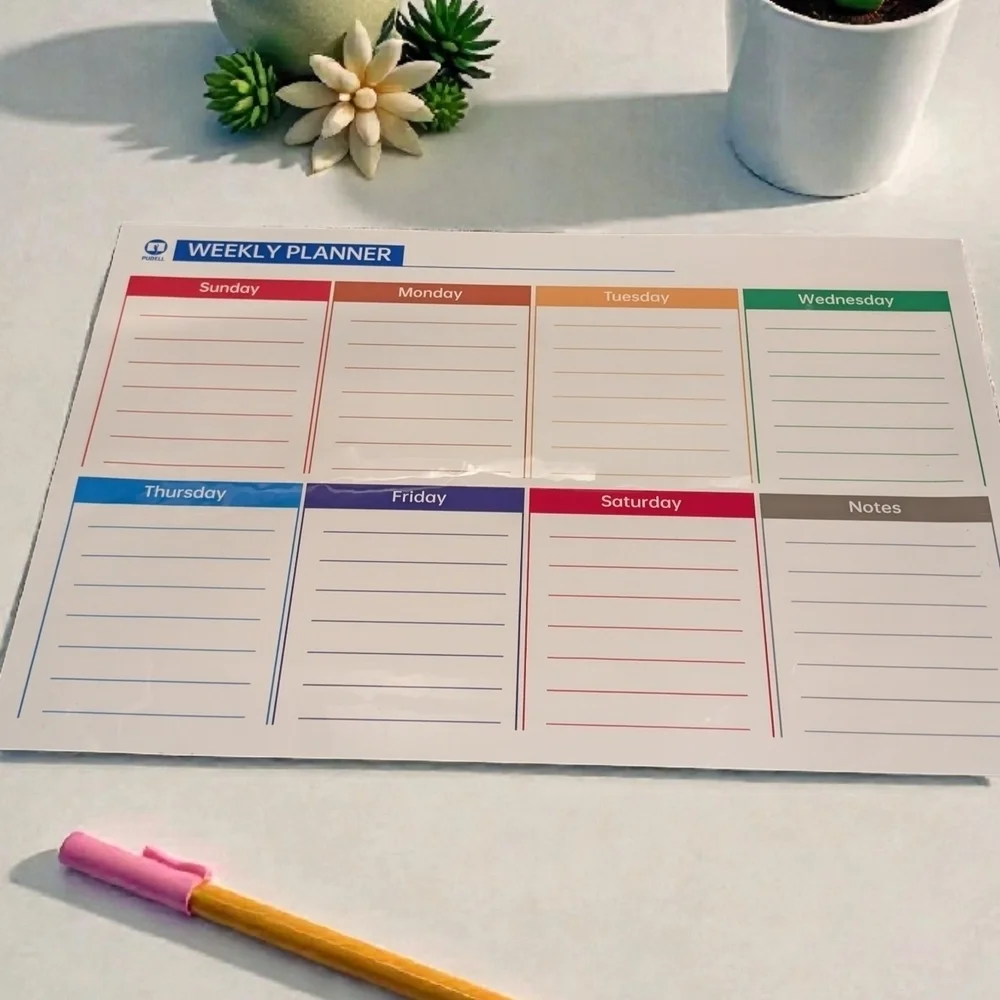Weekly Dry Erase And Magnetic Planner (EUC)