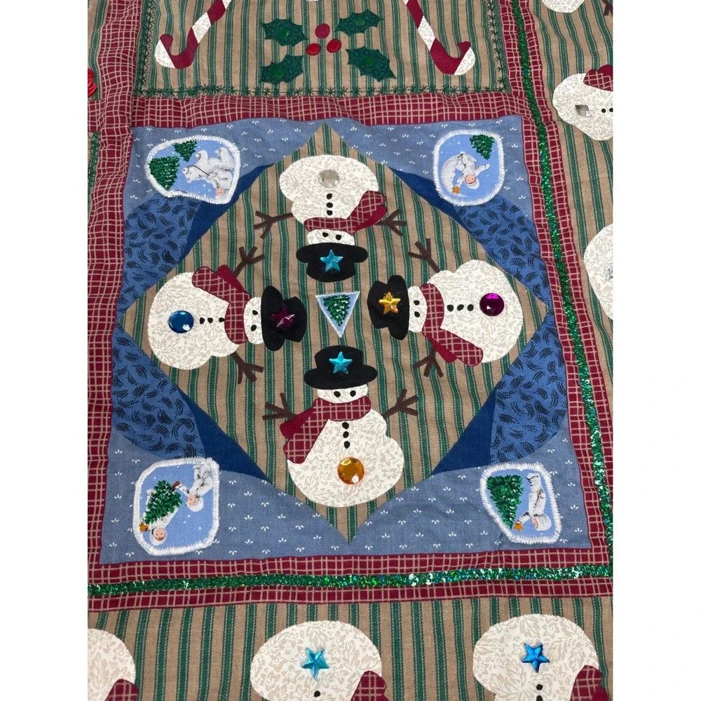 Handmade christmas patchwork