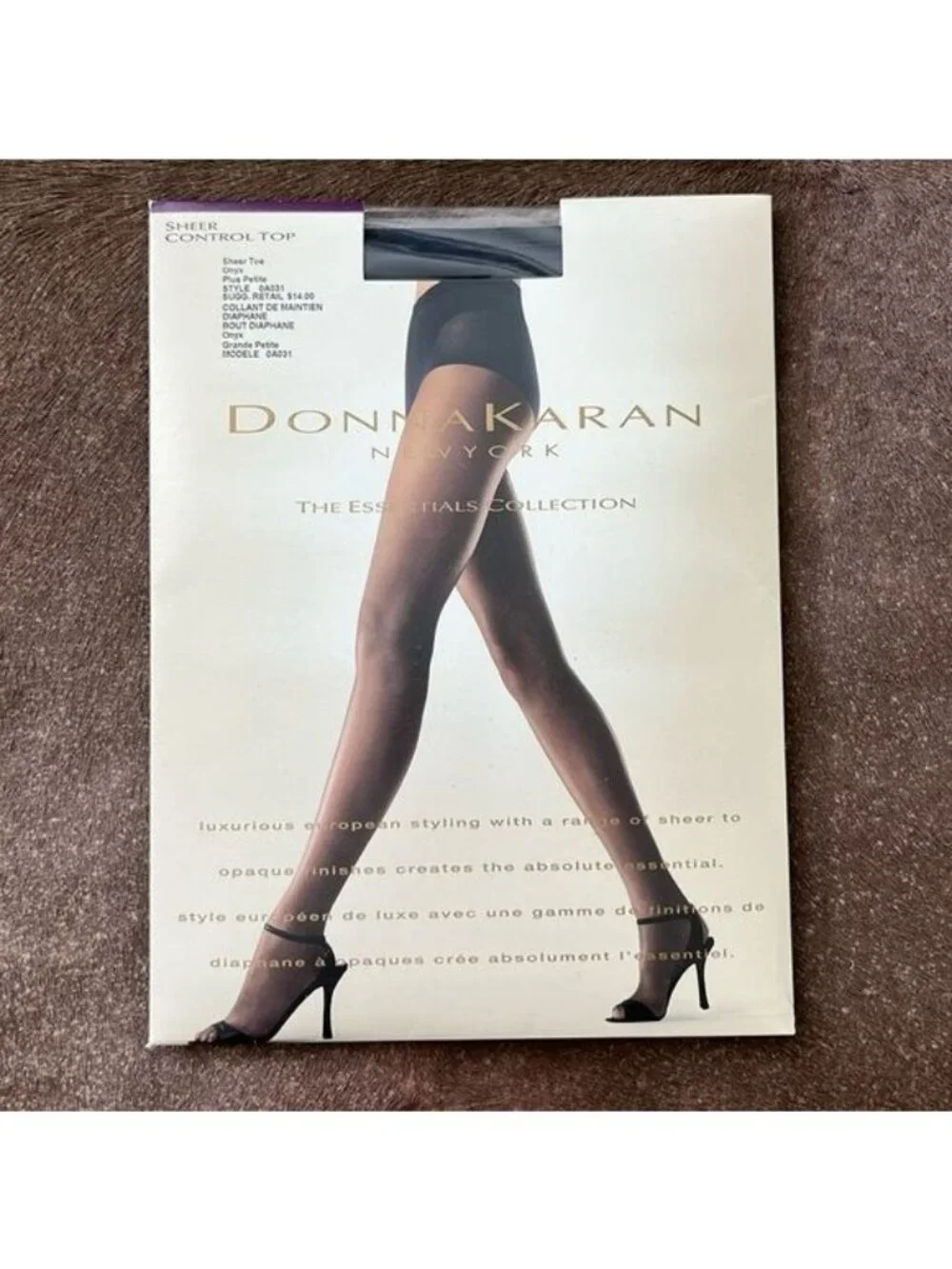Donna Karan DKNY The Essentials Sheer Toe Control Top Tights Pantyhose