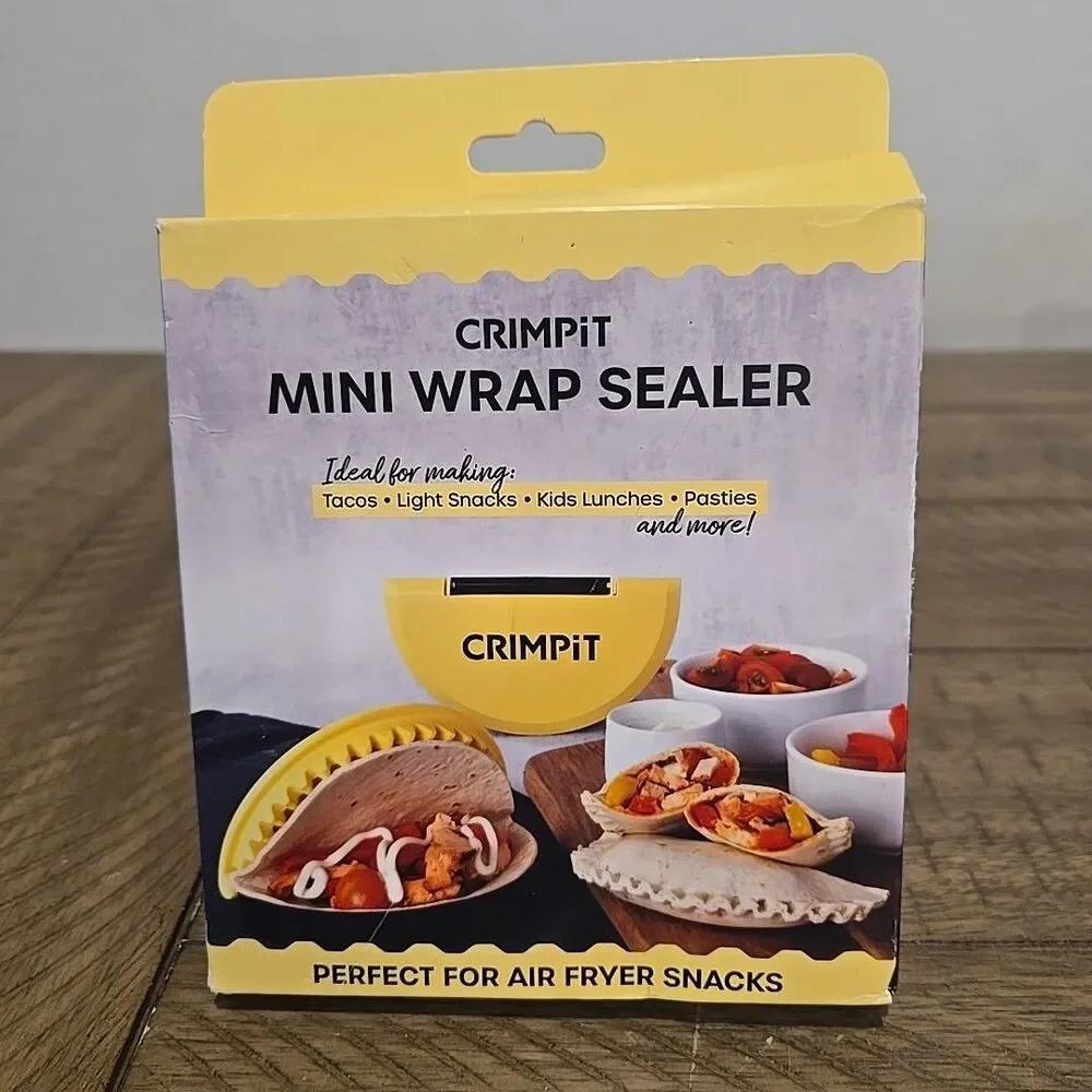 CRIMPiT Mini Wrap Tortillia Sealer - Perfect For Air Fryer Snacks