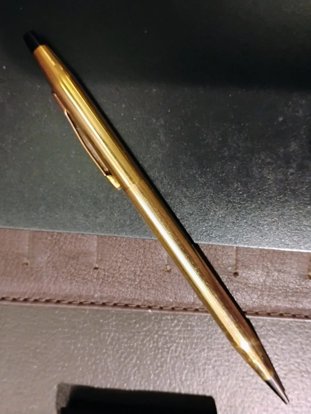 Franklin Covey brown leather