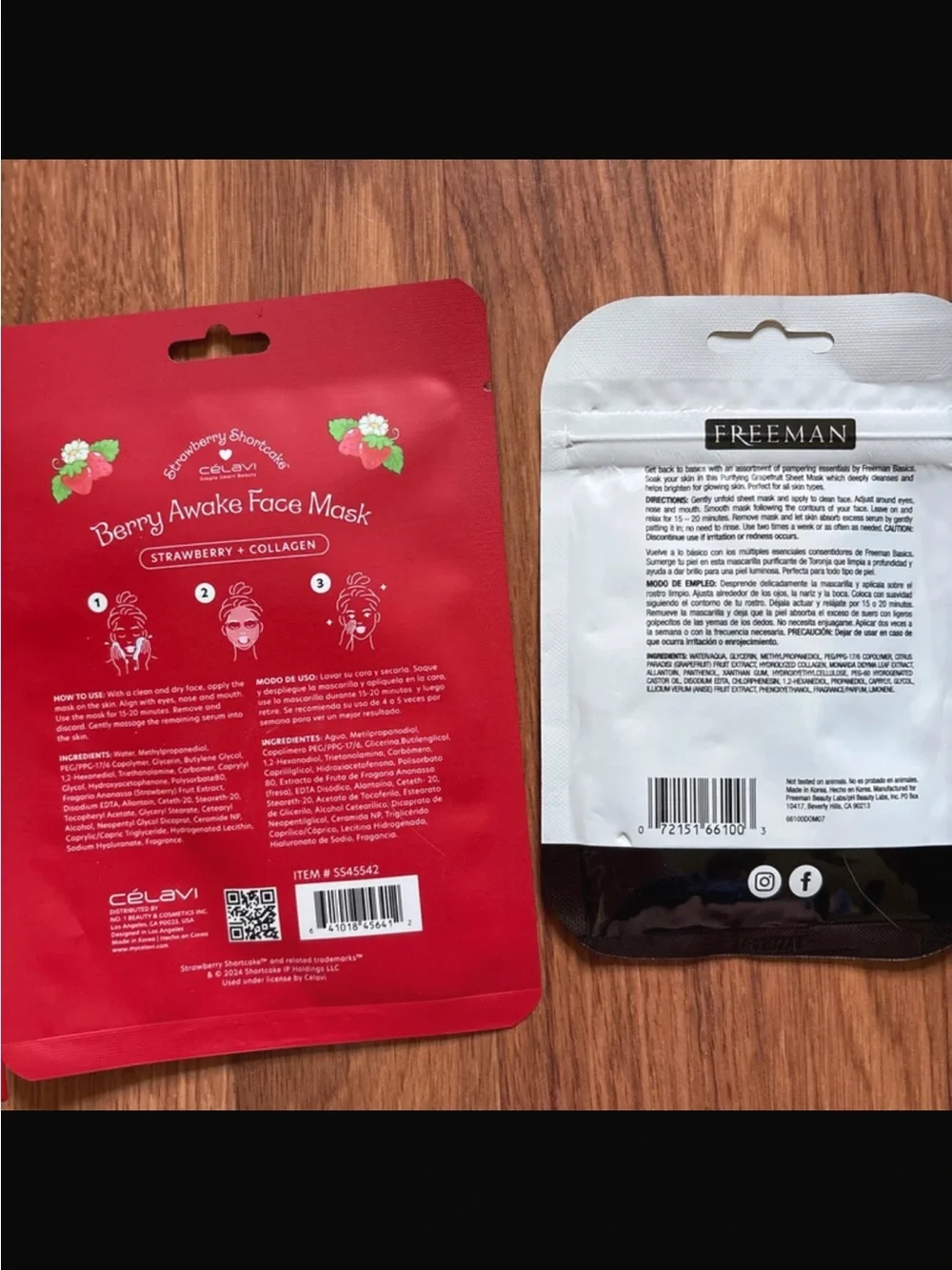 Assorted Women’s Face Mask Pack - Red, Green, Pink, White