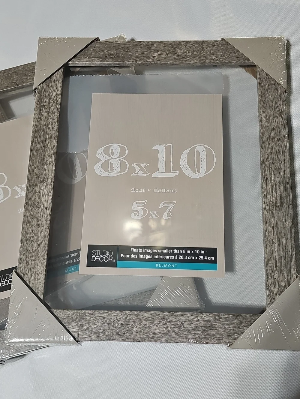 Studio Decor Rustic Gray Wood Photo Frames - Set of 3 5x7 Floating Frames