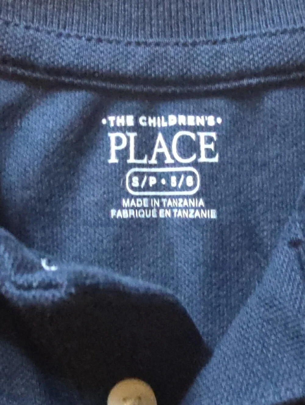 The Children's Place Boy's Navy Blue Polo Shirt