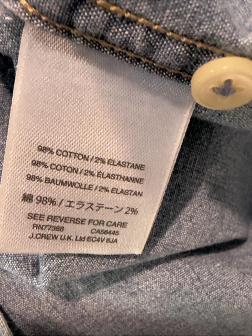 J. Crew light blue