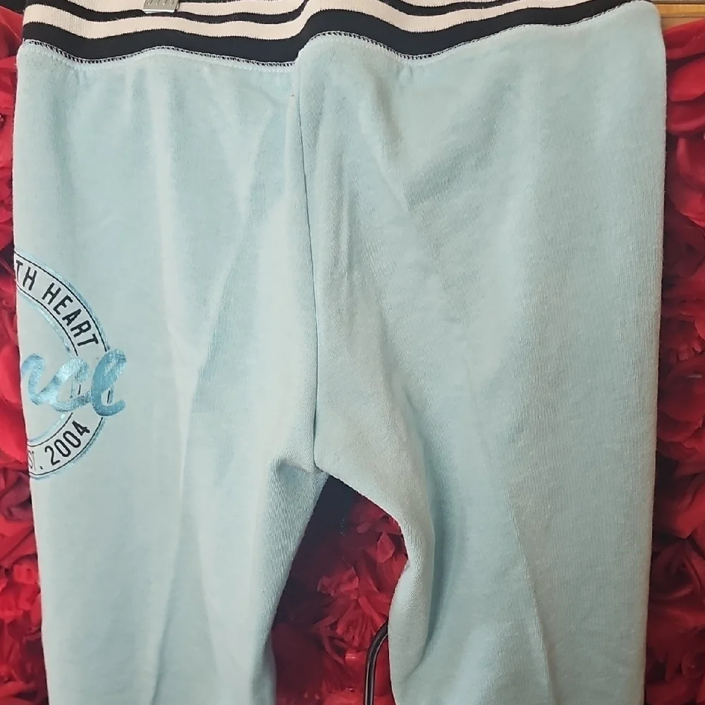 Justice Girls Sky Blue Dance Joggers Size 12