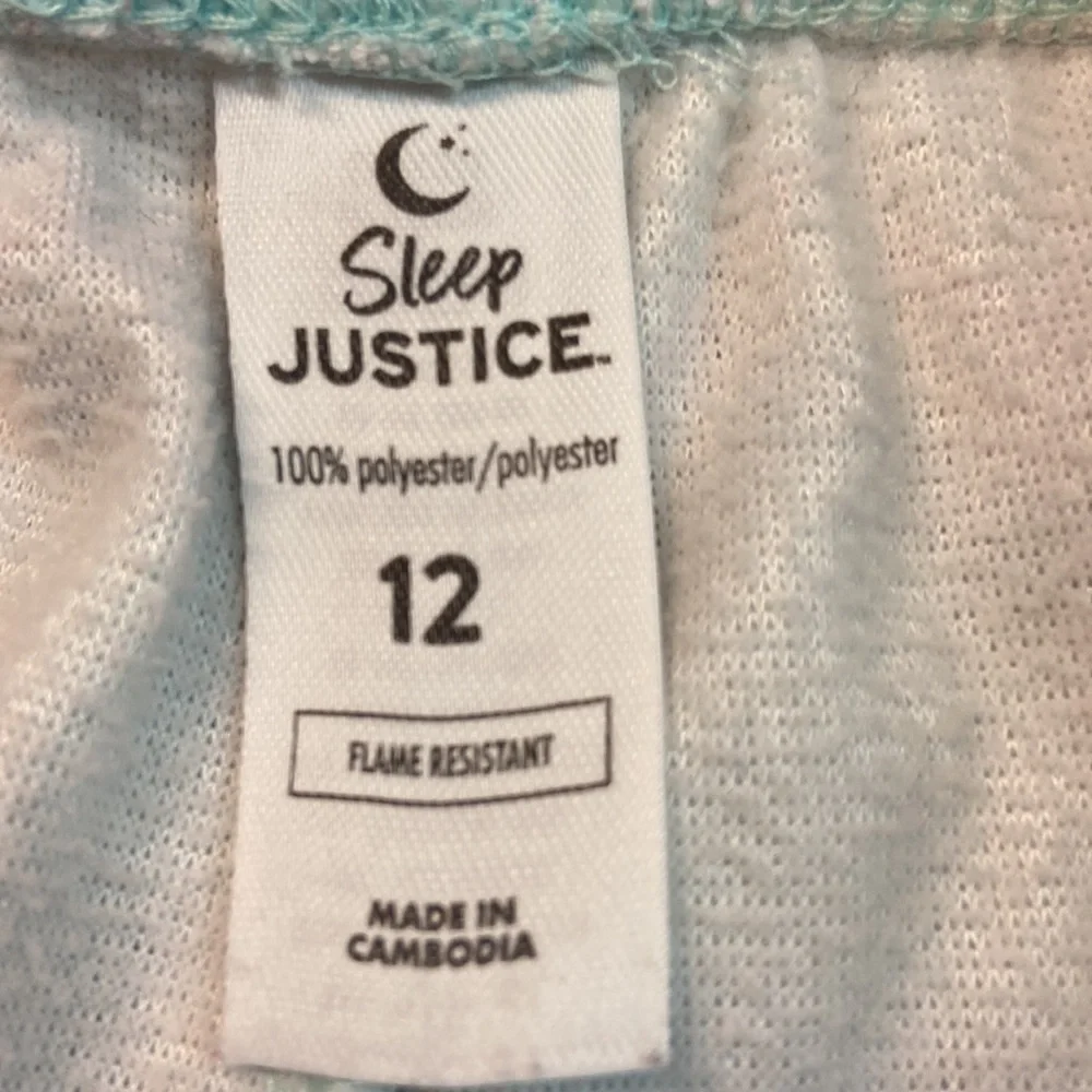Sleep Justice Polyester Pajama BottomsAztec Print Fleece Loungewear EUC Size 12