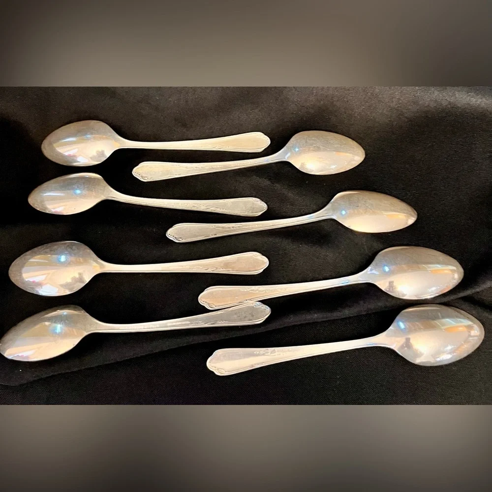 Vtg 1936 A1 Plus Oneida Wm A Rogers Meadowbrook Silverplate 26pc Set inc Extras