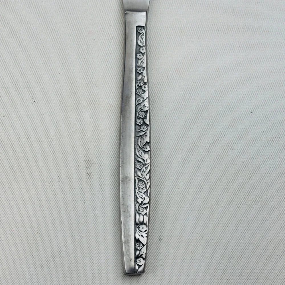 Bouquet by Coventry Dinner Knife Set of 6 JH Stainless Japan Floral Flatware