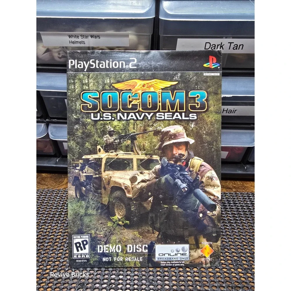 SOCOM 3 US Navy Seals Demo Disc (Sony Playstation 2, PS2, 2005) Brand New Sealed