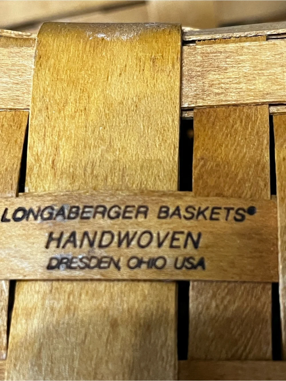 Longaberger three woven