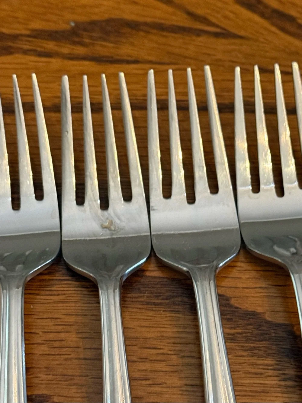 4 Mikasa CLASSICO SATIN Salad Forks Stainless Steel Flatware 7 1/4”