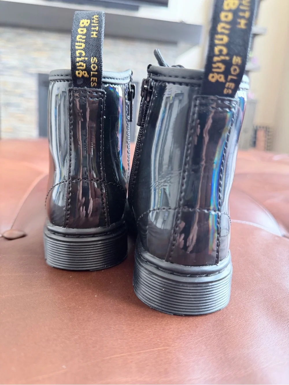 Dr. Martens shiny black