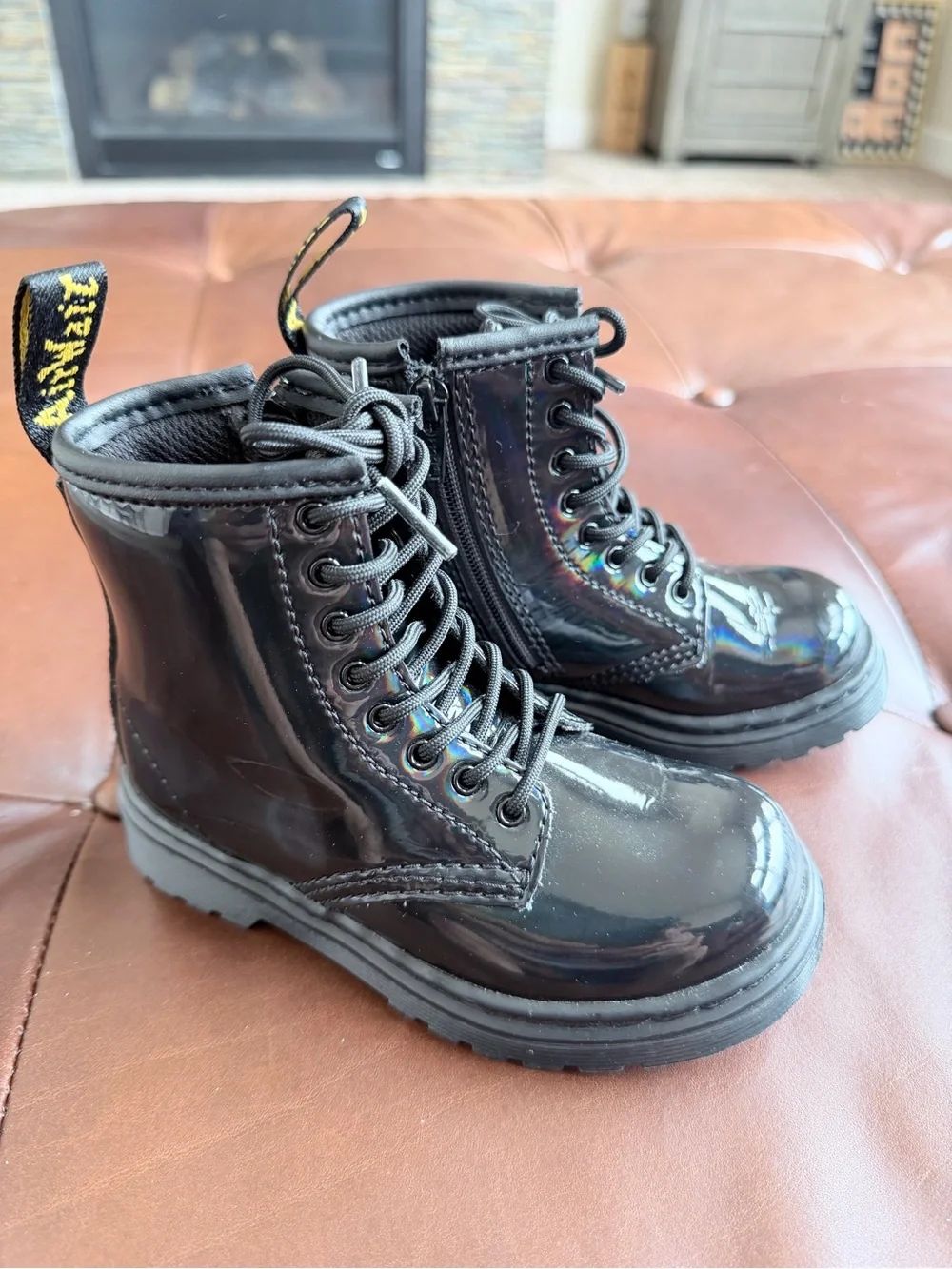 Dr. Martens shiny black