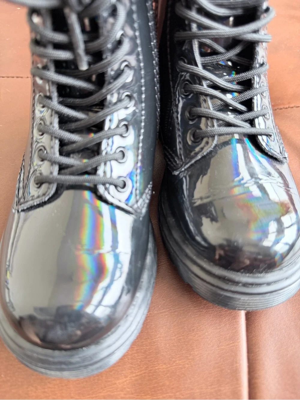 Dr. Martens shiny black