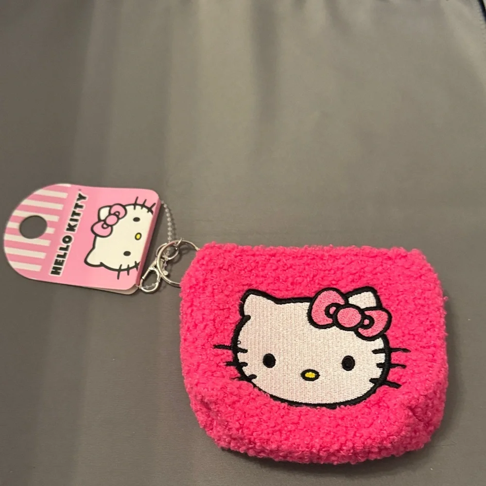 Hello‎ Kitty Fuchsia Pink Plush Pouch