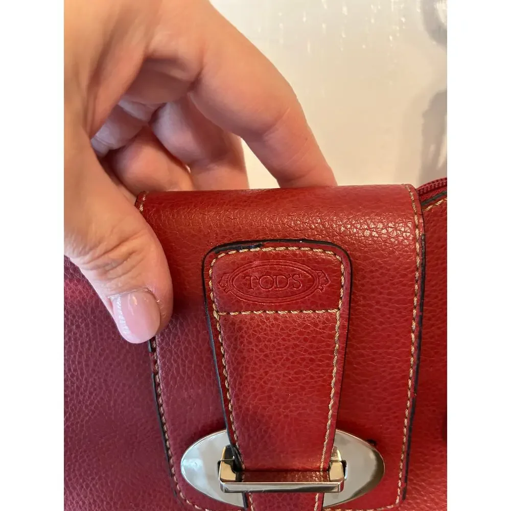 Tods tall handbag across