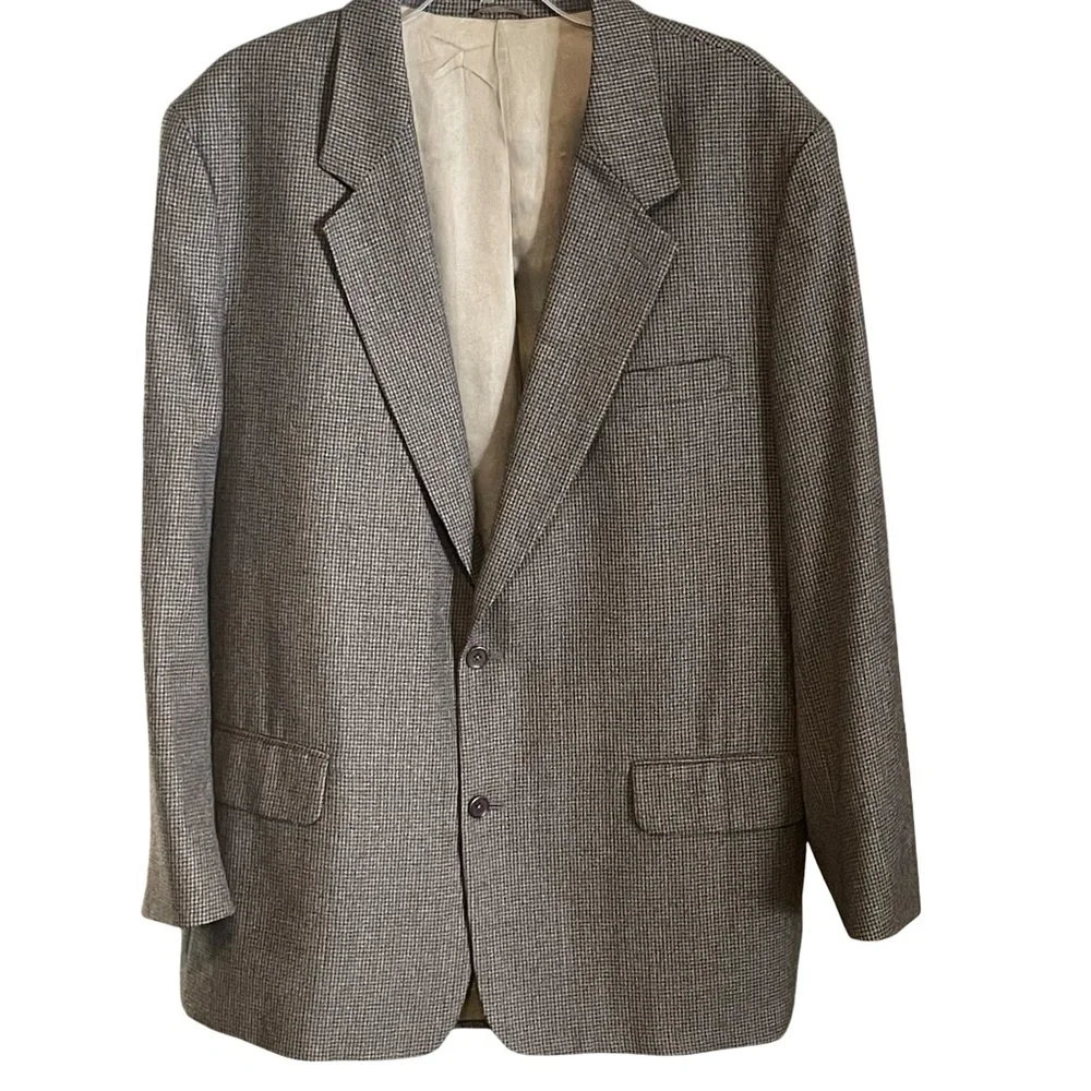 Vintage J Crew Oarsman Blazer Jacket USA Made Wool Mens 44R