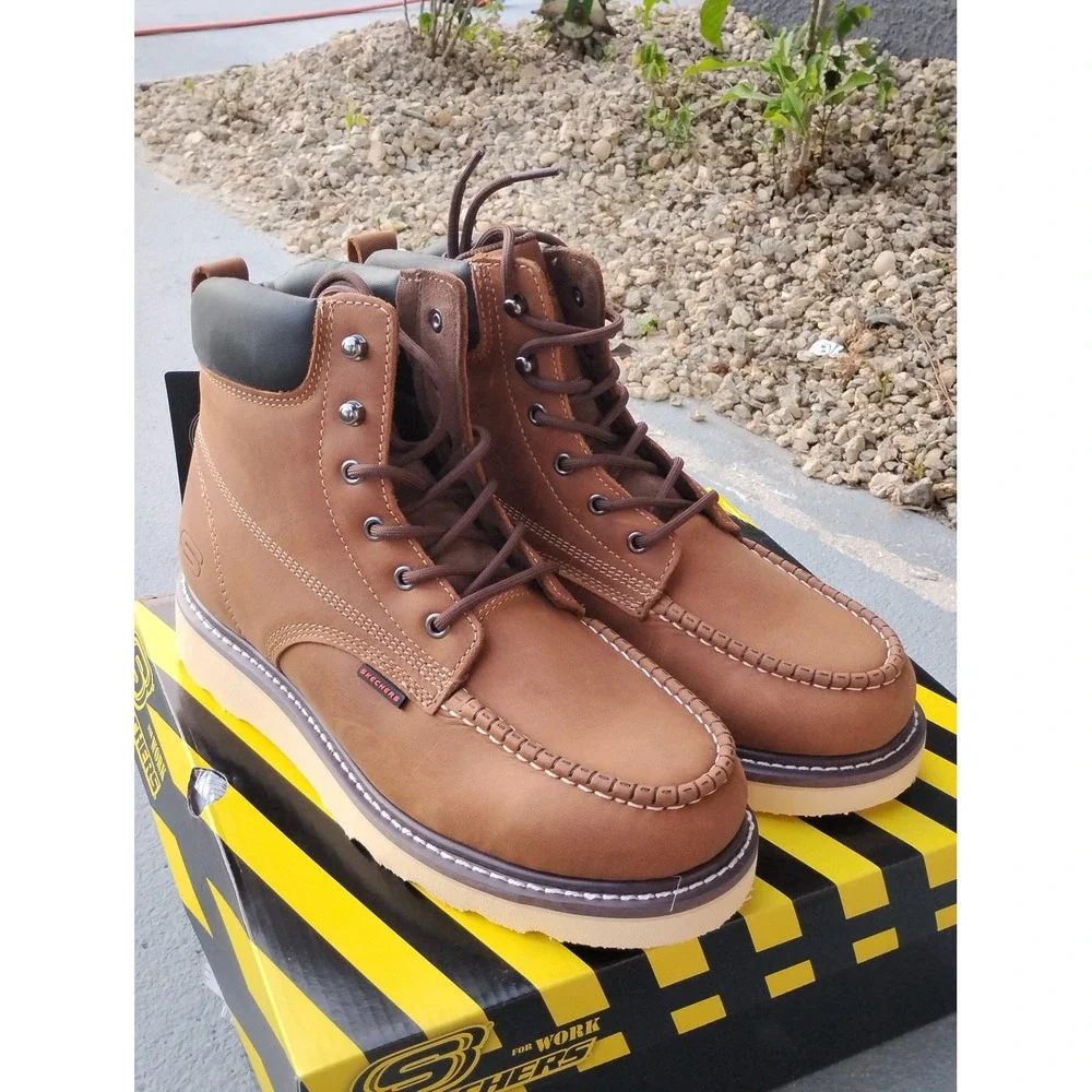 Men's Sketchers Kadmiel Bennot Work Boots Size 11 NWB