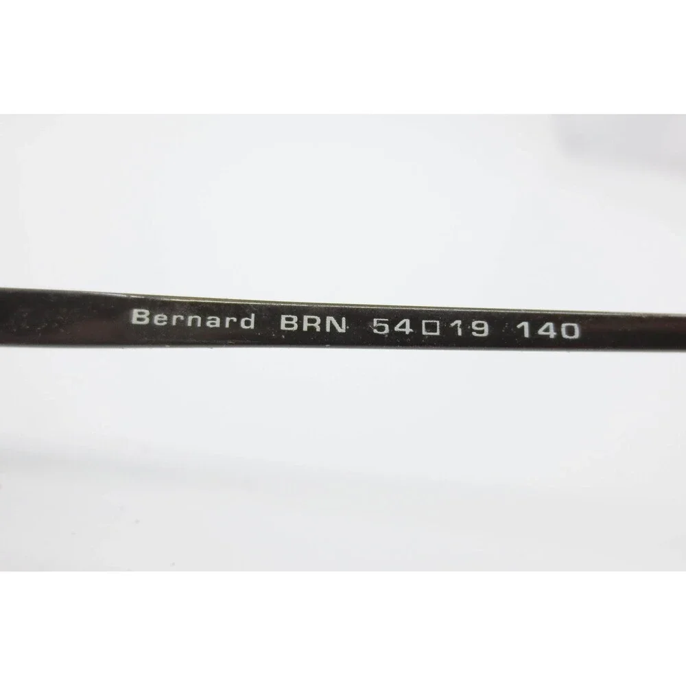 Van Heusen Bernard BRN Brown Metal Rectangular Sunglasses 54-19-140