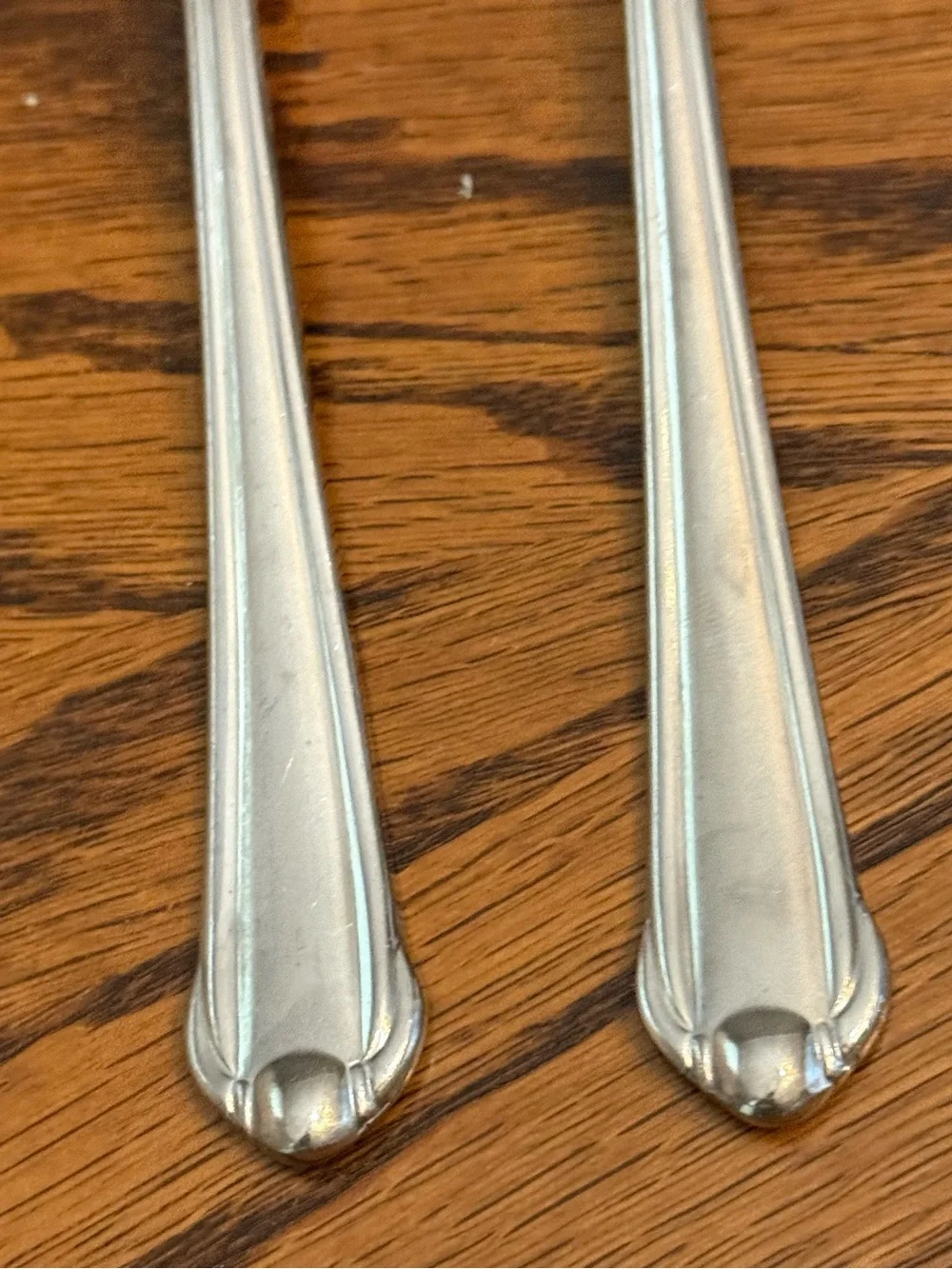 4 Mikasa CLASSICO SATIN Soup Spoons Stainless Steel Flatware 7 5/8”