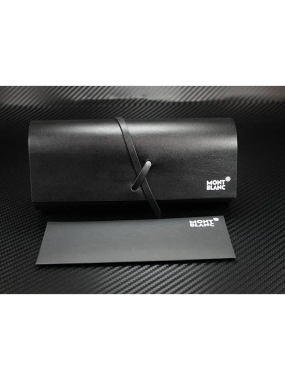 New Mont Blanc Men  Black Sunglasses  55- 22- 145