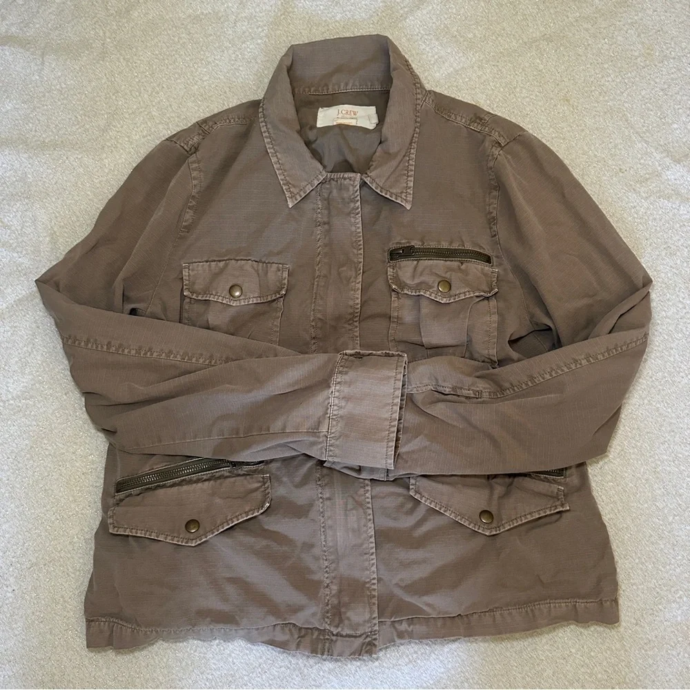 J. Crew Brown Bomber Jacket