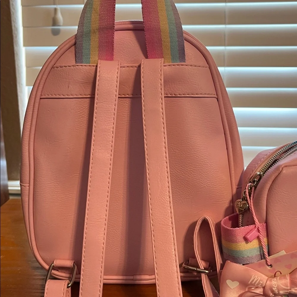 OMG Kids Mini Backpack and Pouch Set with Paris Design
