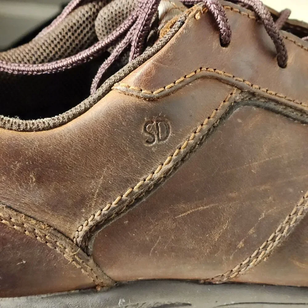 Red Wing ComfortPro 6708 Men Safety Toe‎ Brown Leather Work Shoe Oxford Sz 9E2