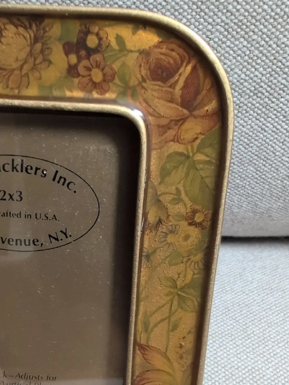 The Bucklers Gold Floral Picture Frame 2