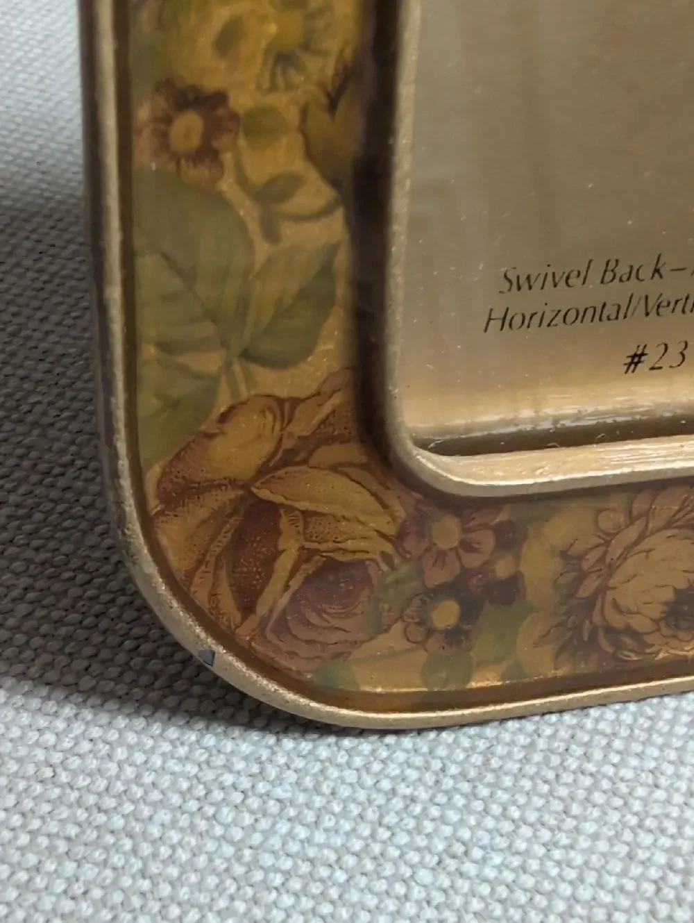 The Bucklers Gold Floral Picture Frame 2