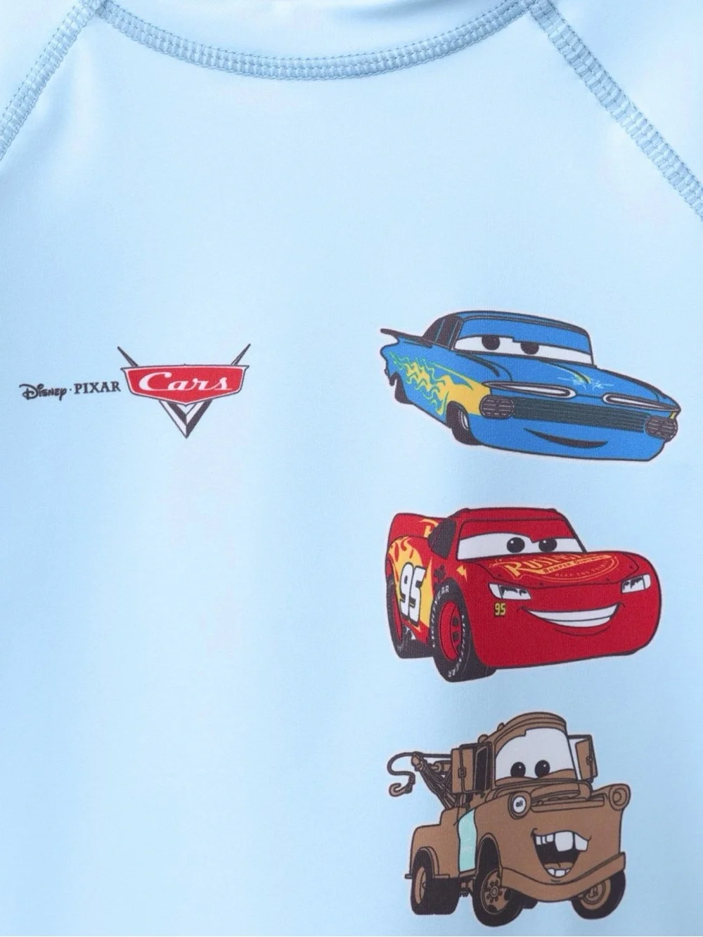 ZARA CARS LIGHTNING MCQUEEN DISNEY SWIM T-SHIRT