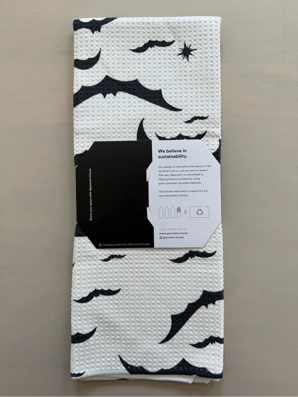 NWT Geometry Tea Towel in 