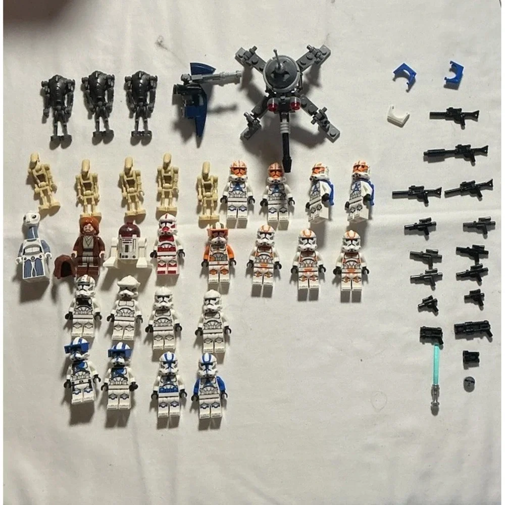 Lego Star Wars Clone Trooper And Battle Droid‎ Minifigure Lot