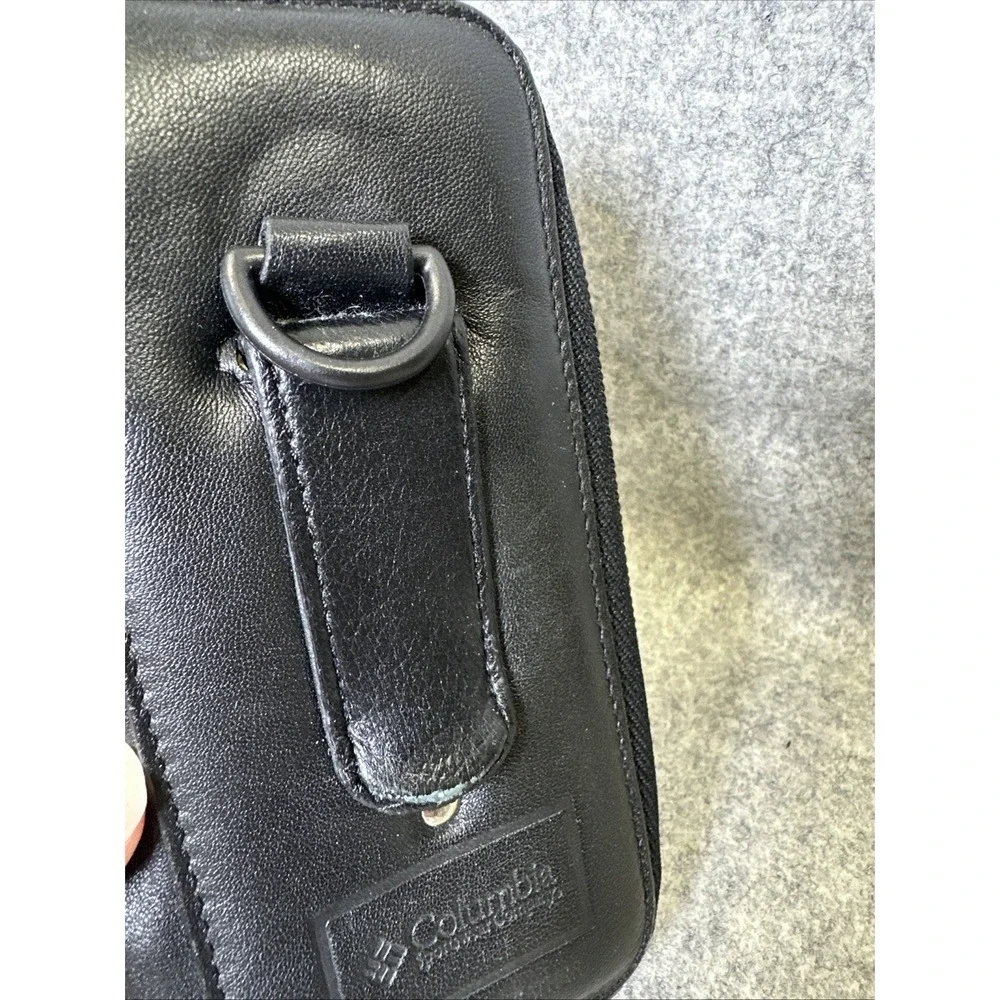 Columbia Carry Case Leather Holster Wallet Small Phone Holder Belt Clip‎