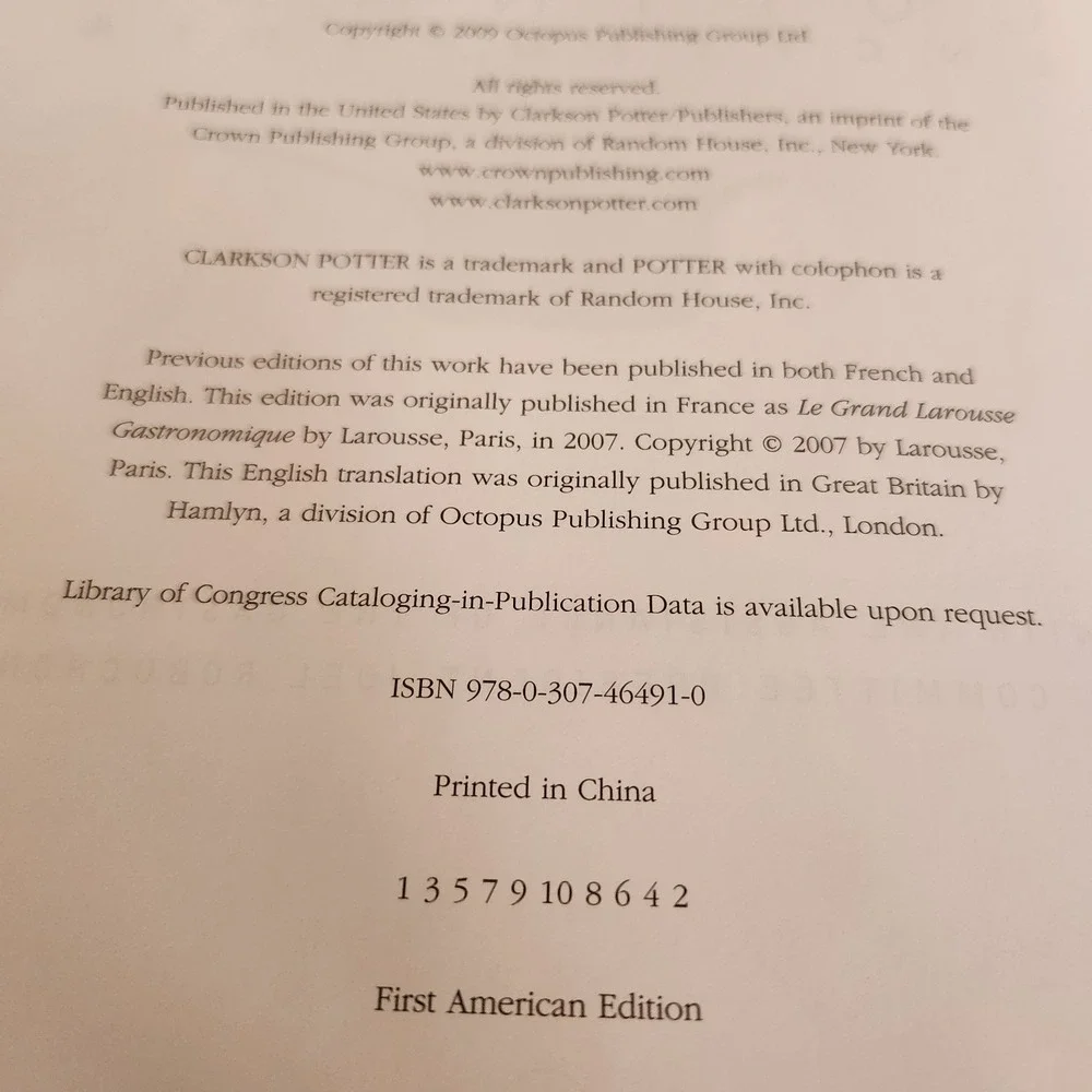 N/A larousse gastronomique