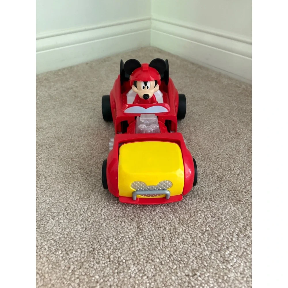 Mickey Mouse Roadster Racer Toy Car‎ Vehicle Red Disney Junior Number 28