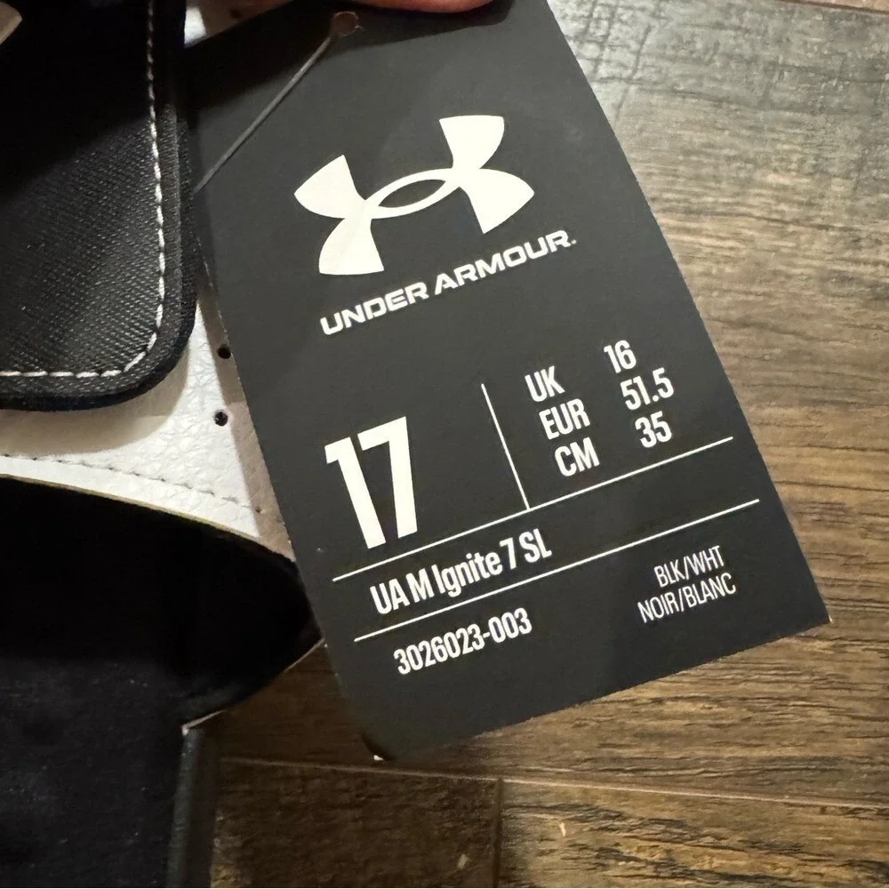 NWT‎ Under Armour Ignite Slide Logo Adjustable Comfort Sports Sandal Mens 17