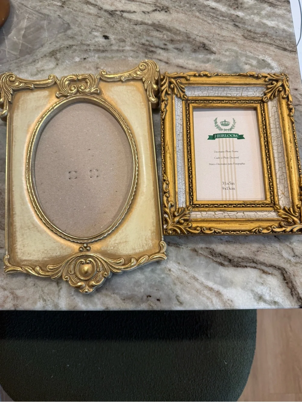 Gold Ornate Picture Frames - Decorative Set