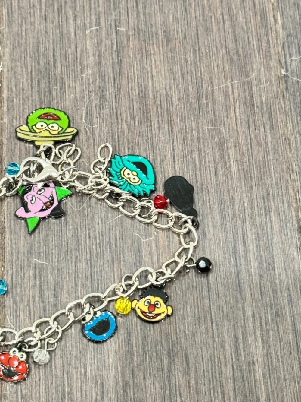 Sesame Street blue enamel cute